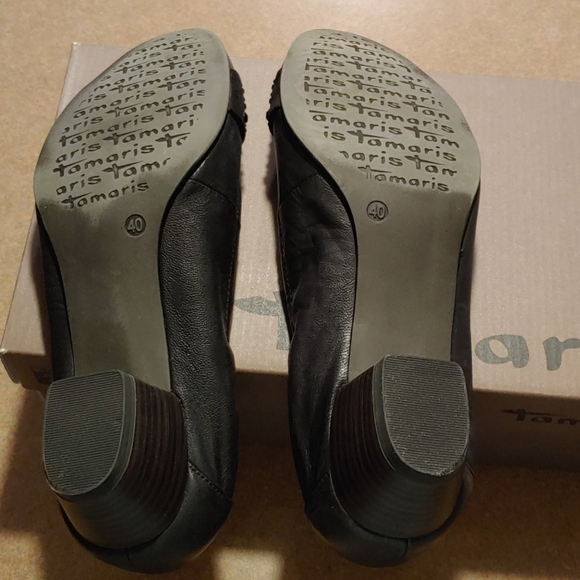 Tamaris anti shock leather comfort pumps - Picture 3 of 4